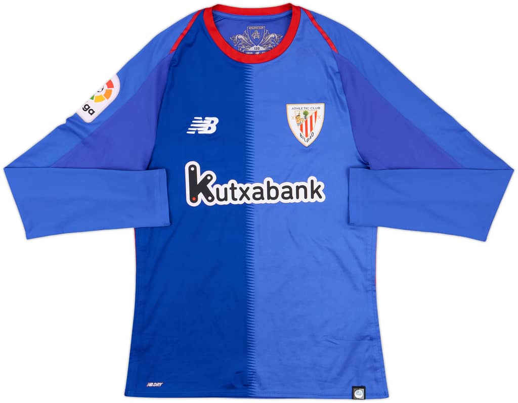 2018-19 Athletic Bilbao Away L/S Shirt - 6/10 - (S)