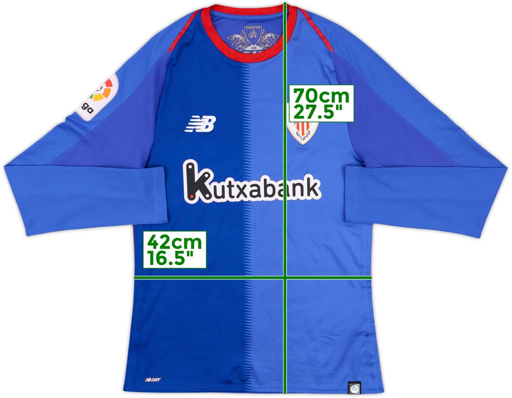 2018-19 Athletic Bilbao Away L/S Shirt - 6/10 - (S)