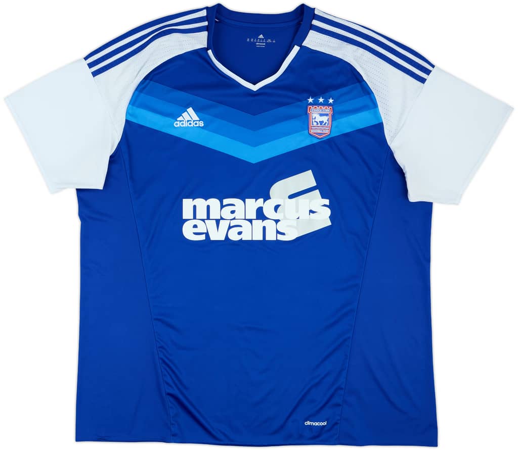 2016-17 Ipswich Home Shirt - 8/10 - (XXL)