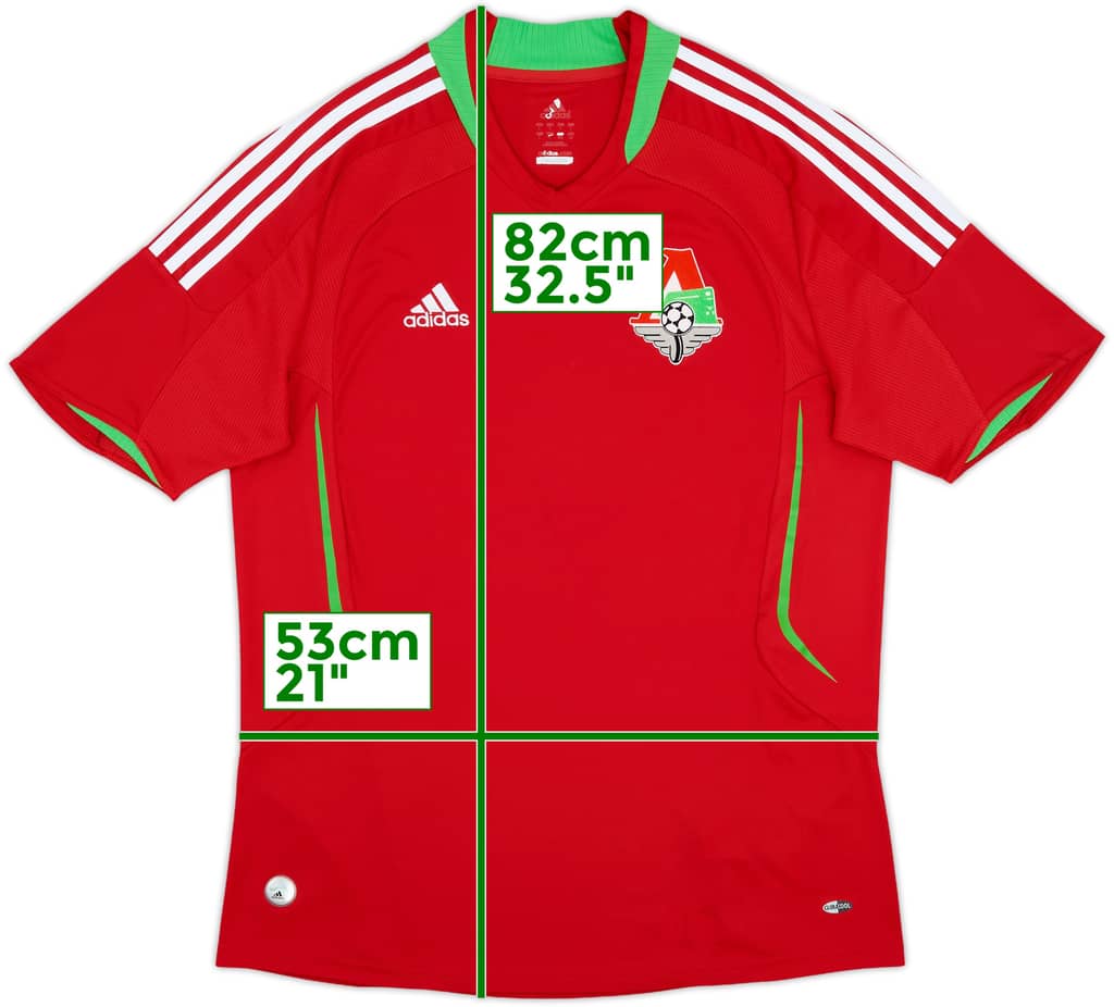 2009 Lokomotiv Moscow Home Shirt - 7/10 - (L)