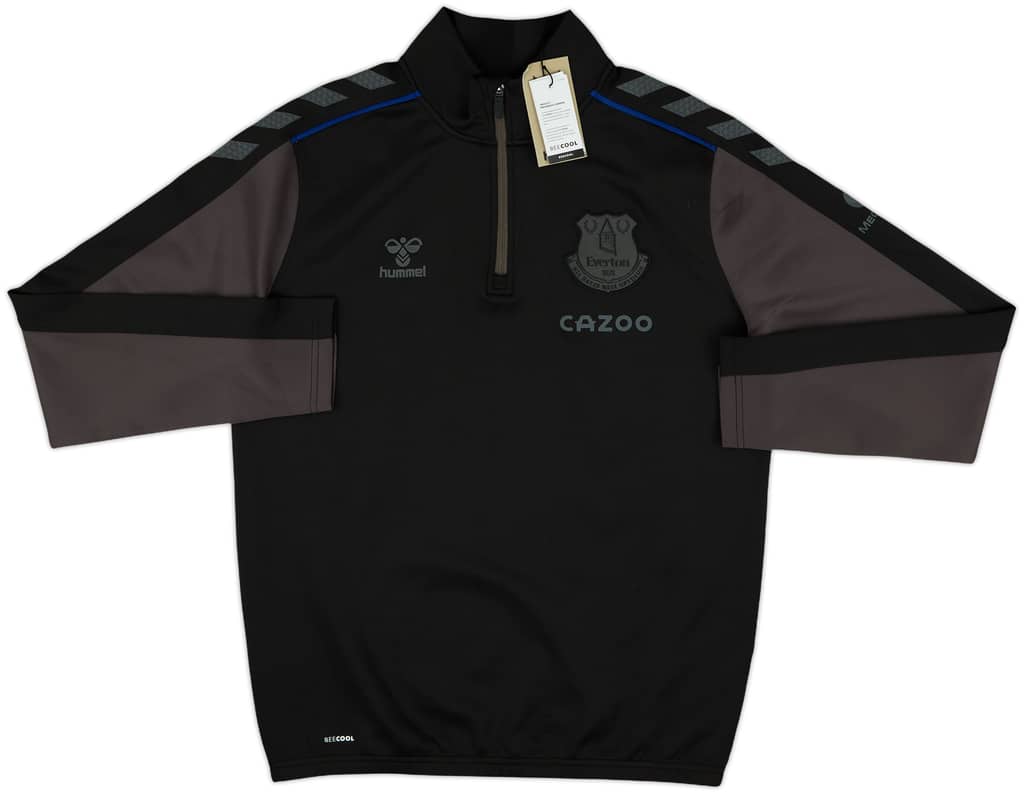 2021-22 Everton Hummel 1/4 Zip Training Top (S)
