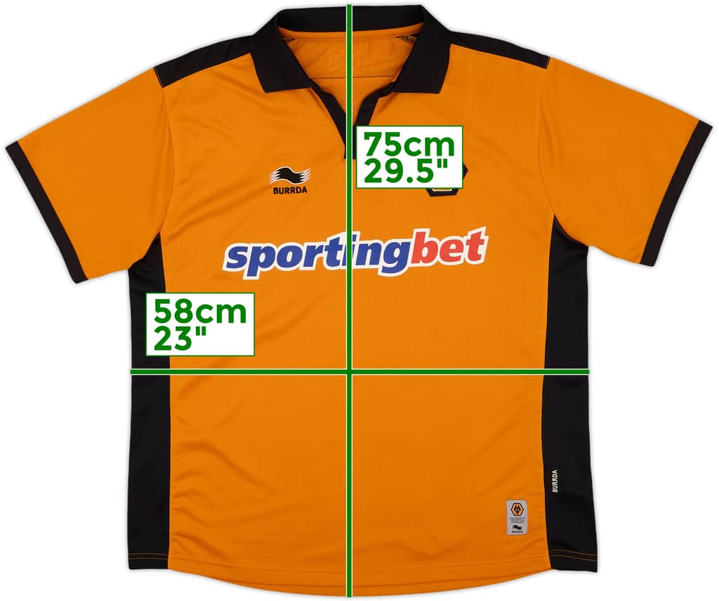 2010-11 Wolves Home Shirt - 8/10 - (XL)