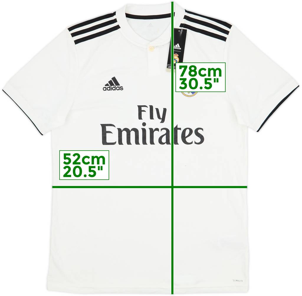 2018-19 Real Madrid Home Shirt (M)