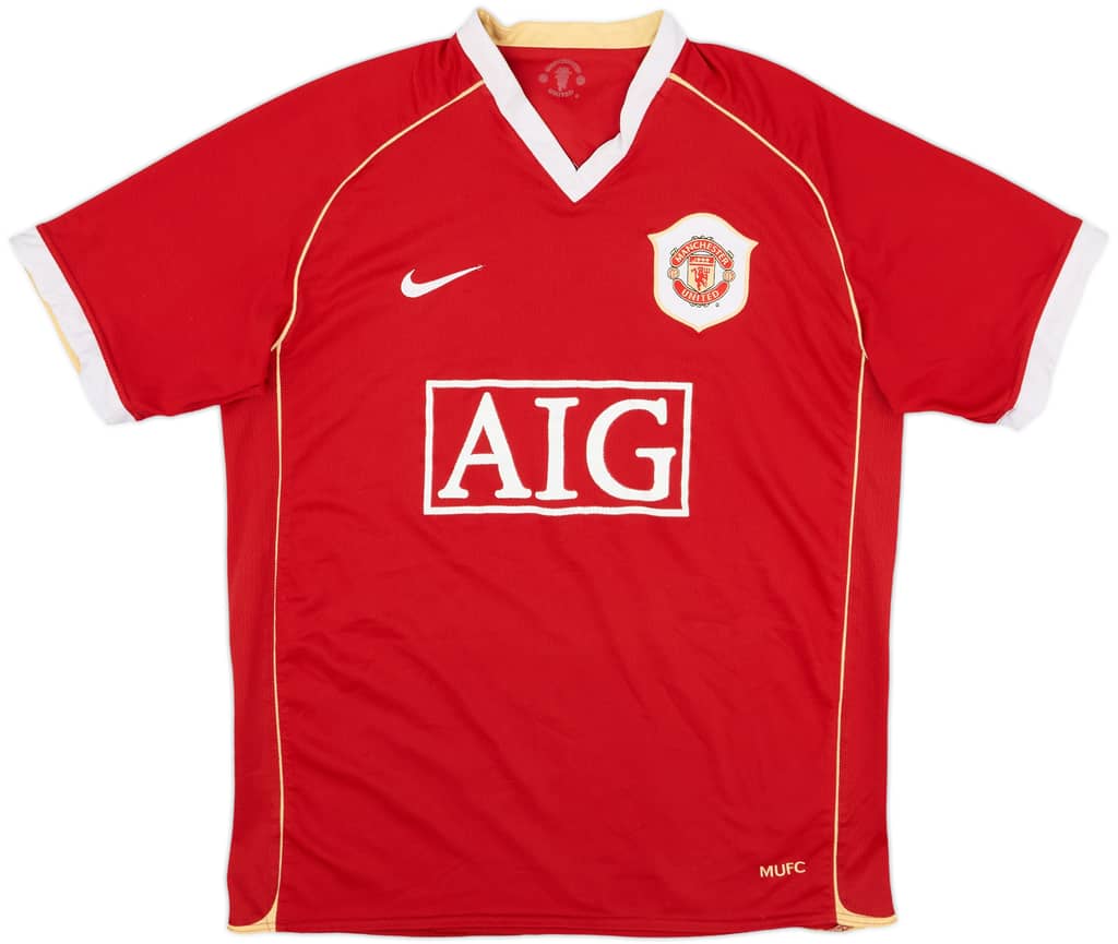 2006-07 Manchester United Home Shirt - 5/10 - (L)