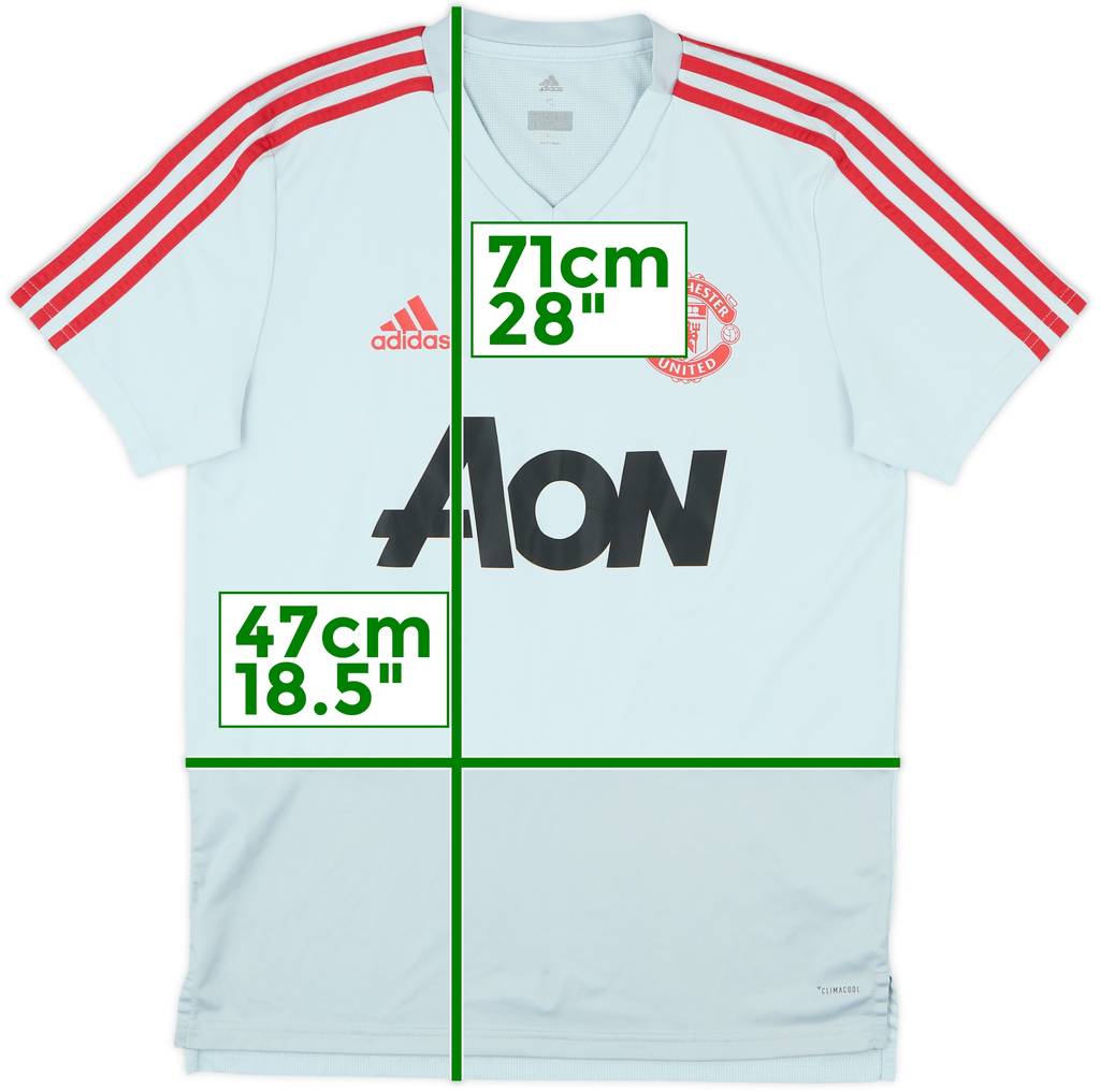 2018-19 Manchester United adidas Training Shirt - 8/10 - (S)