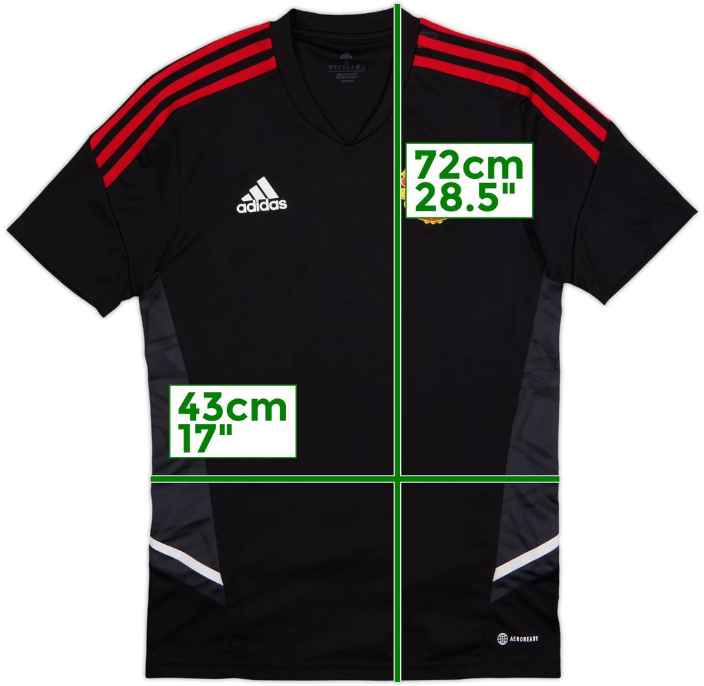 2022-23 Manchester United adidas Training Shirt - 10/10 - (S)