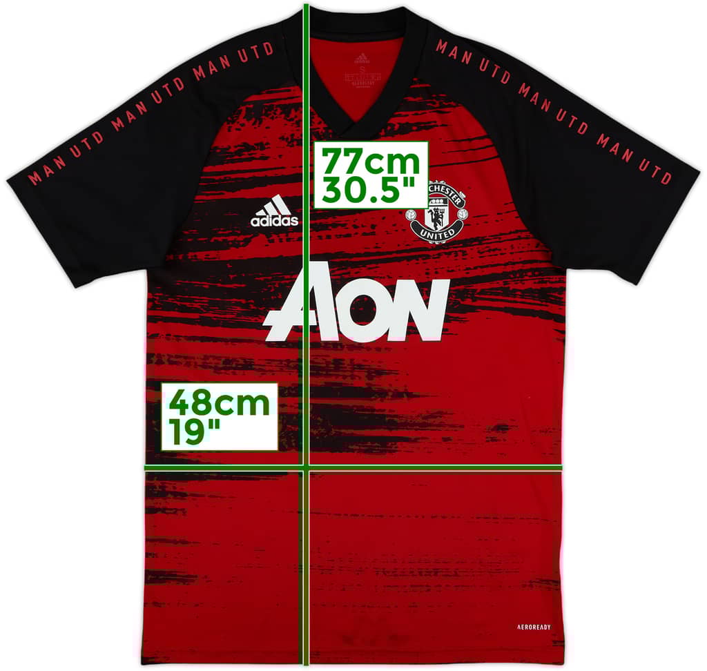 2020-21 Manchester United adidas Training Shirt - 10/10 - (S)