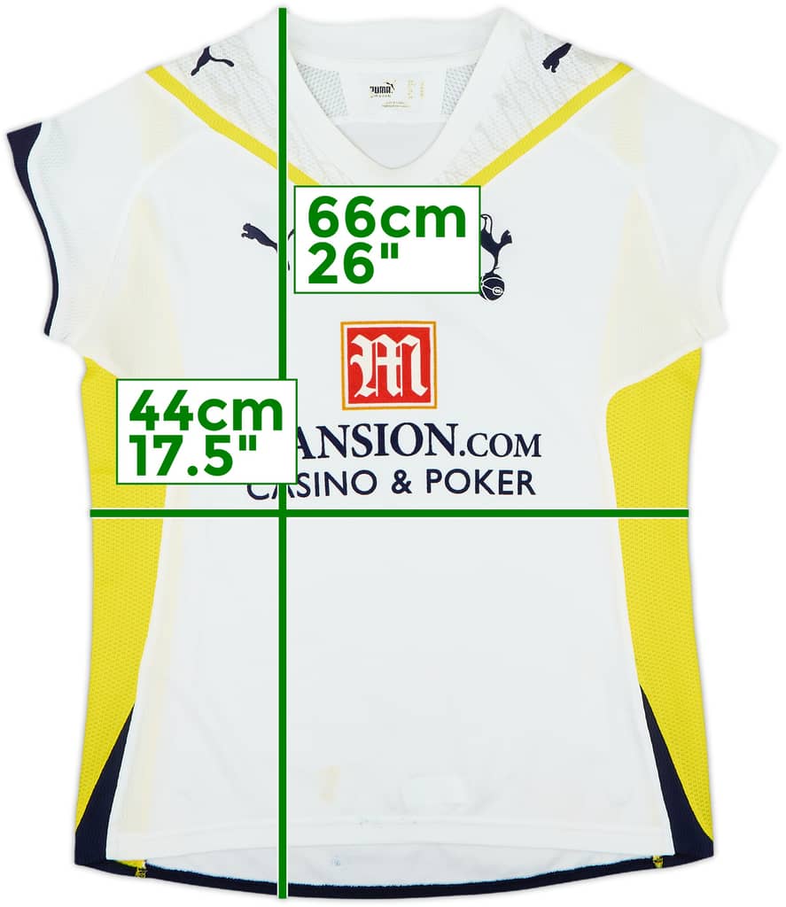 2009-10 Tottenham Home Shirt - 8/10 - (Women's M)