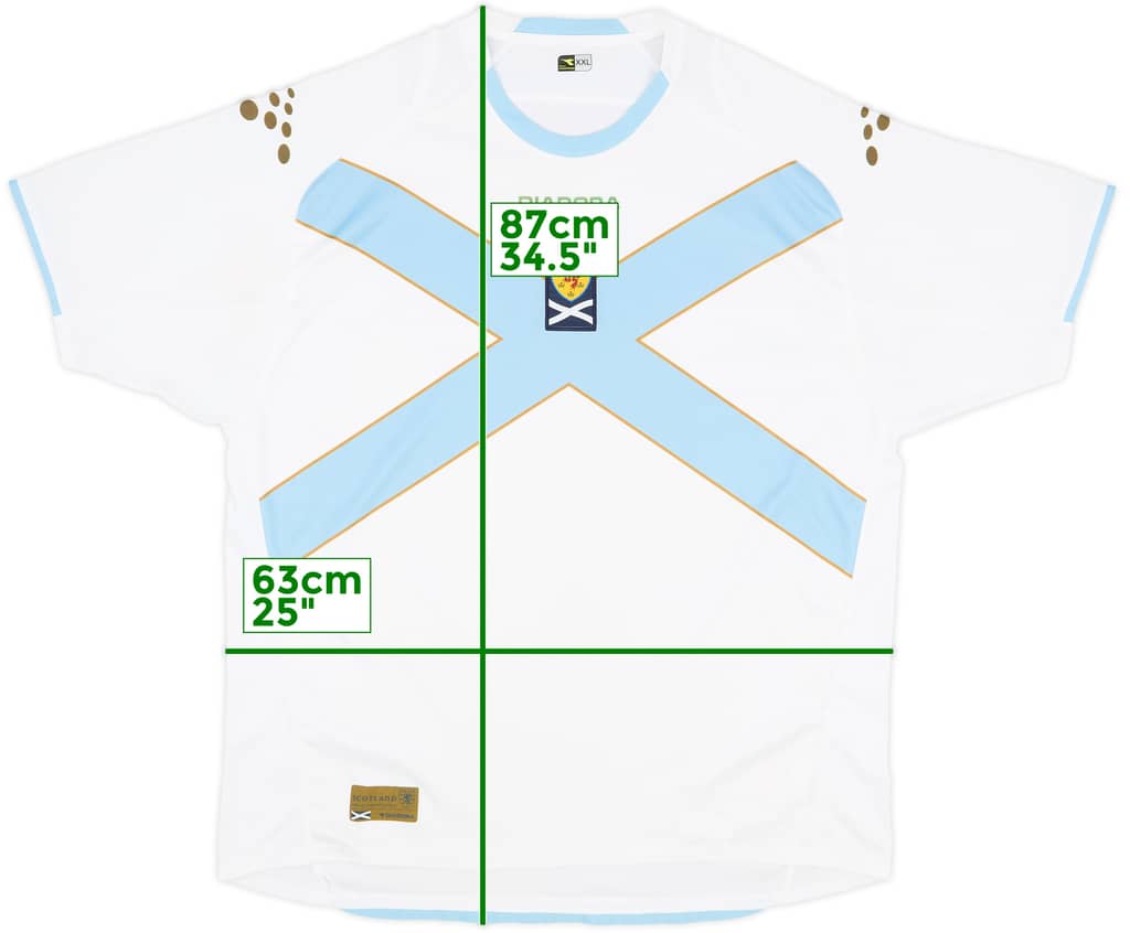 2007-08 Scotland Away Shirt - 6/10 - (XXL)