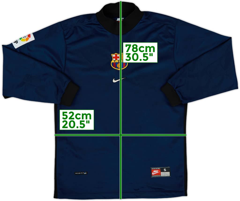 1998-99 Barcelona GK Shirt - 8/10 - (S)