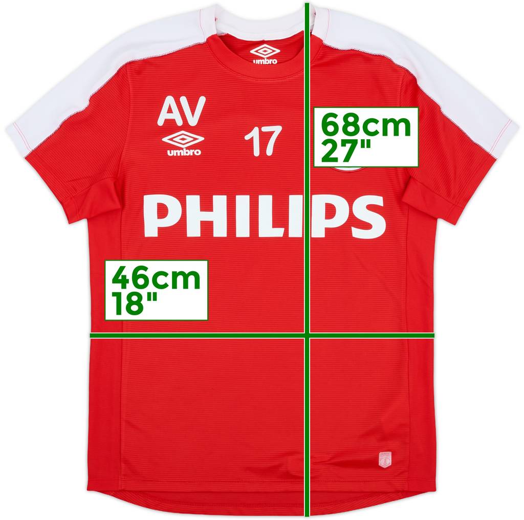 2014-15 PSV Women's Academy Player Issue Umbro Training Shirt #17 - 7/10 - (S)