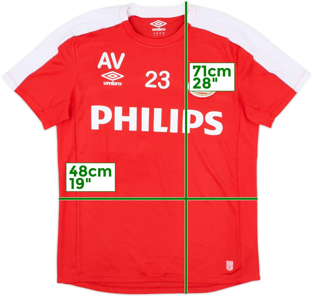 2014-15 PSV Women's Academy Player Issue Umbro Training Shirt #23 - 9/10 - (M)