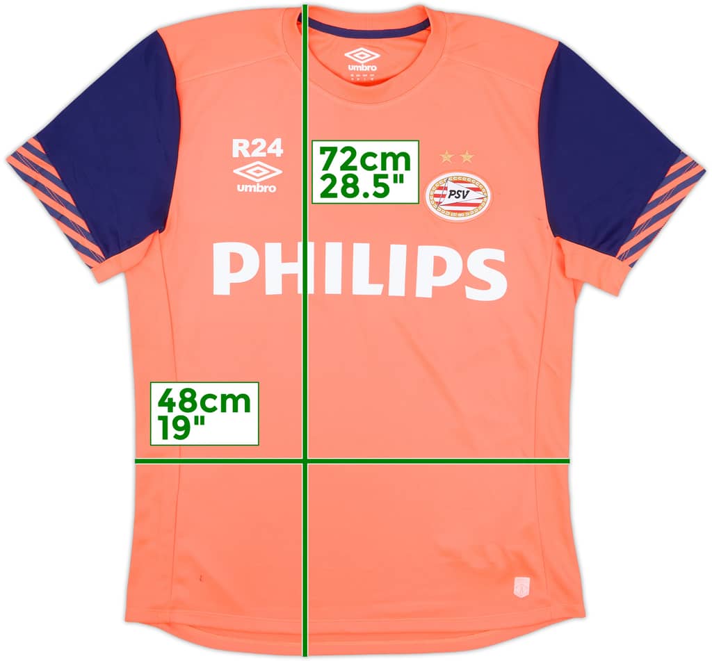 2015-16 PSV Reserves Player Issue Umbro Training Shirt #24 - 7/10 - (M)