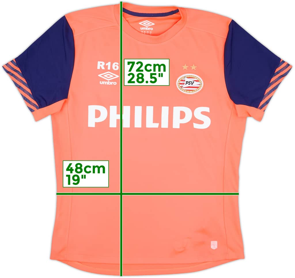 2015-16 PSV Reserves Player Issue Umbro Training Shirt #16 - 9/10 - (M)