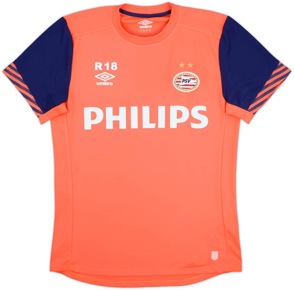2015-16 PSV Umbro Reserves Player Issue Training Shirt #18 - 8/10 - (M)