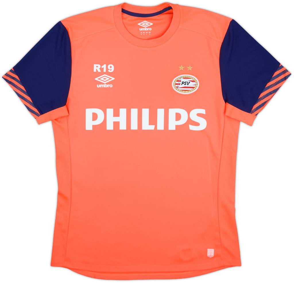 2015-16 PSV Umbro Reserves Player Issue Training Shirt #19 - 8/10 - (M)