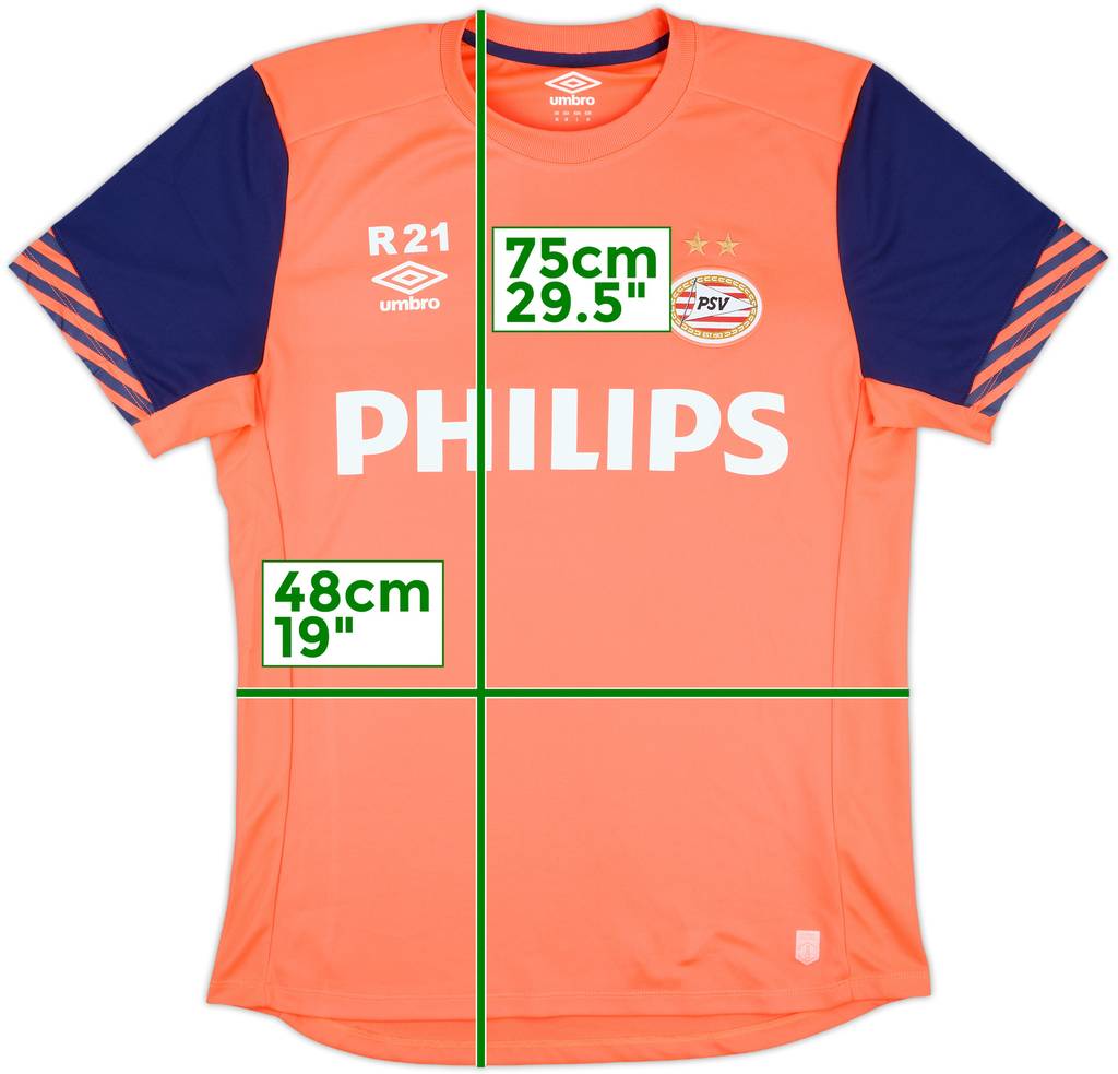 2015-16 PSV Umbro Reserves Player Issue Training Shirt #21 - 10/10 - (M)