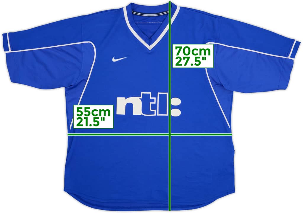 1999-01 Rangers Home Shirt - 6/10 - (L)