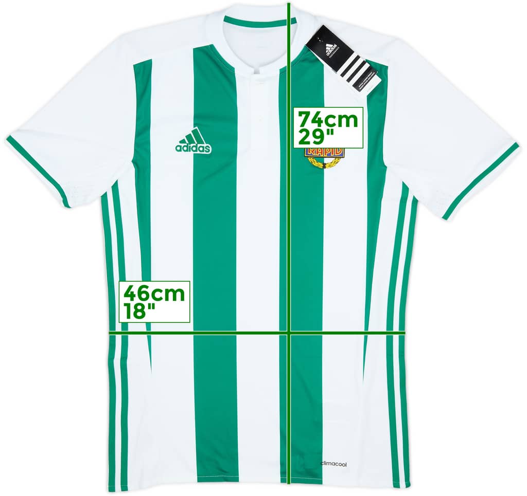 2016-17 Rapid Vienna Home Shirt (S)