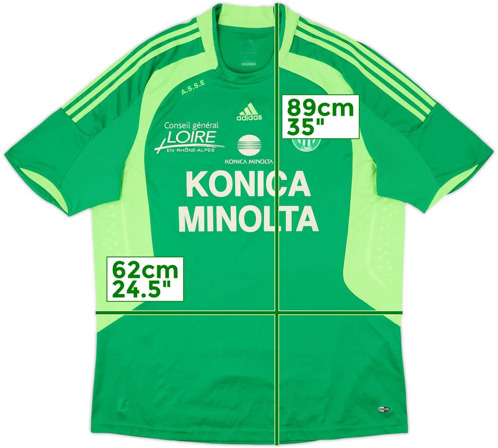 2008-09 Saint Etienne Home Shirt - 7/10 - (3XL)