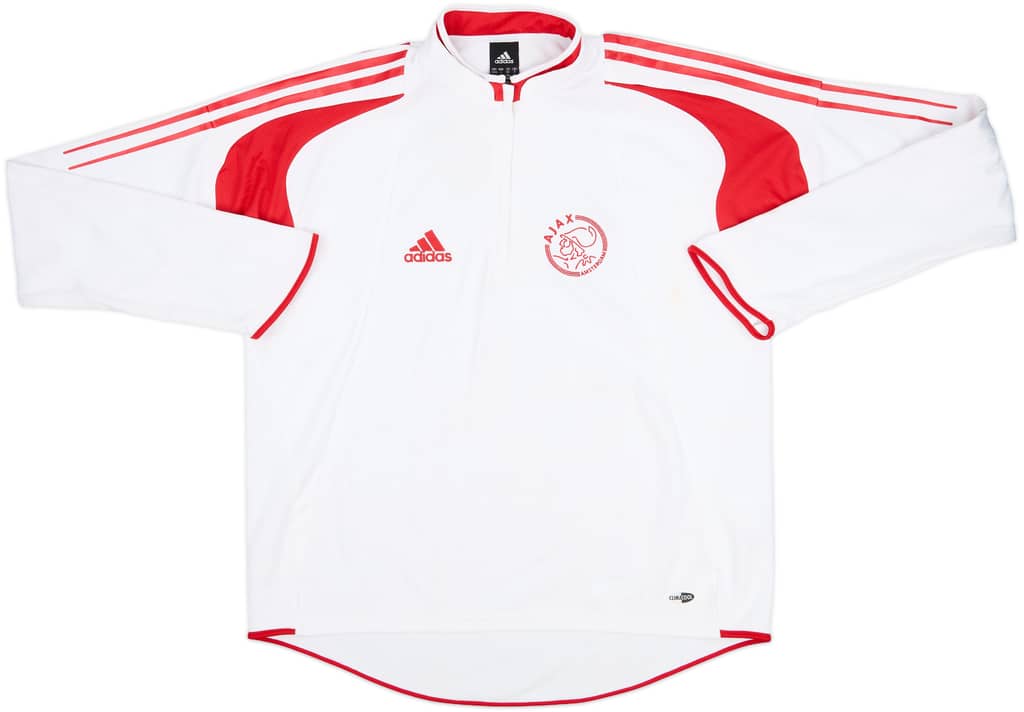 2004-05 Ajax adidas 1/4 Zip Drill Top - 8/10 - (L/XL)