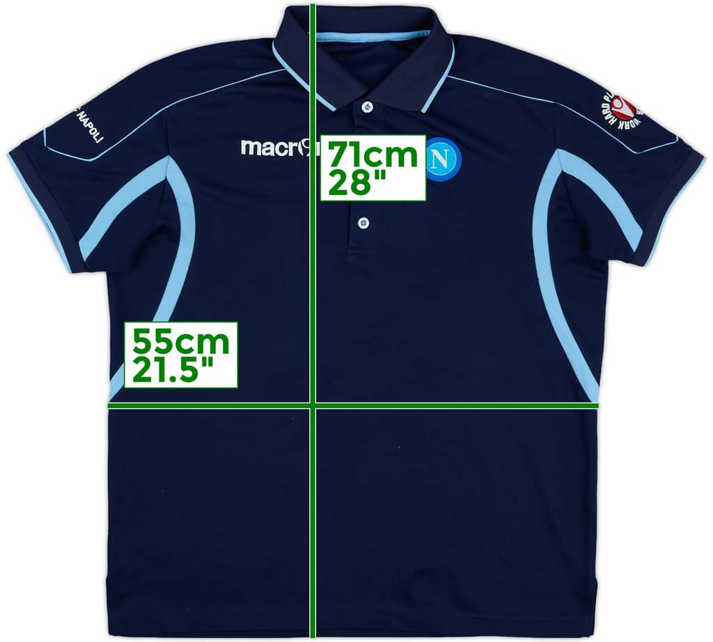2009-10 Napoli Kappa Polo Shirt - 8/10 - (L)
