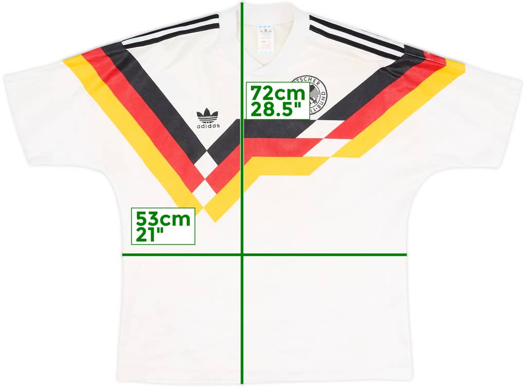 1988-90 West Germany Home Shirt - 8/10 - (L)