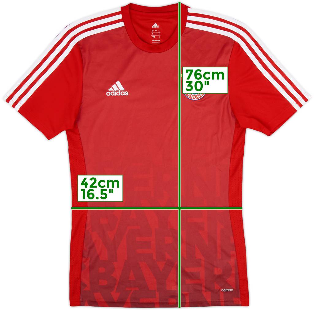 2015-16 Bayern Munich adidas Training Shirt - 7/10 - (S)