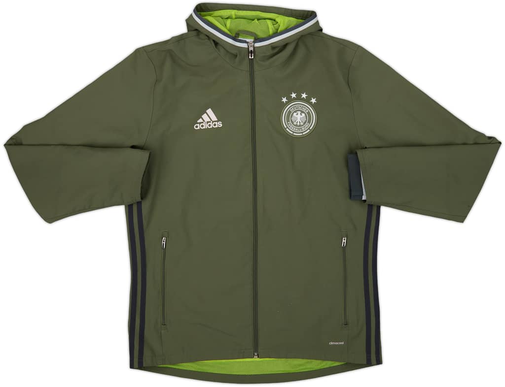 2015-16 Germany adidas Hooded Track Jacket - 8/10 - (M)