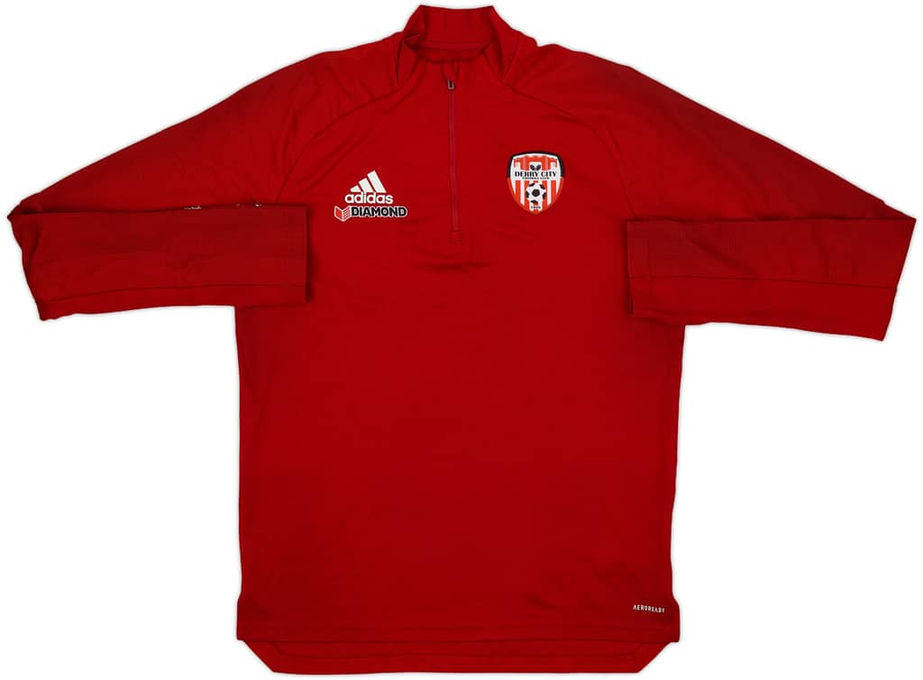 2020-21 Derry City adidas 1/4 Zip Drill Top - 6/10 - (M)