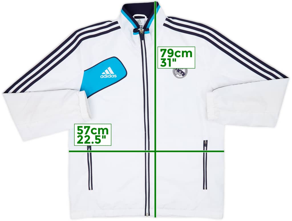 2012-13 Real Madrid adidas Track Jacket - 9/10 - (M/L)