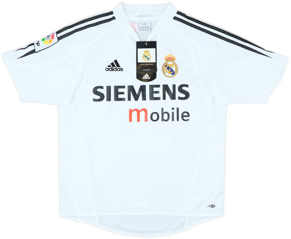 2004-05 Real Madrid Home Shirt (L.Boys)