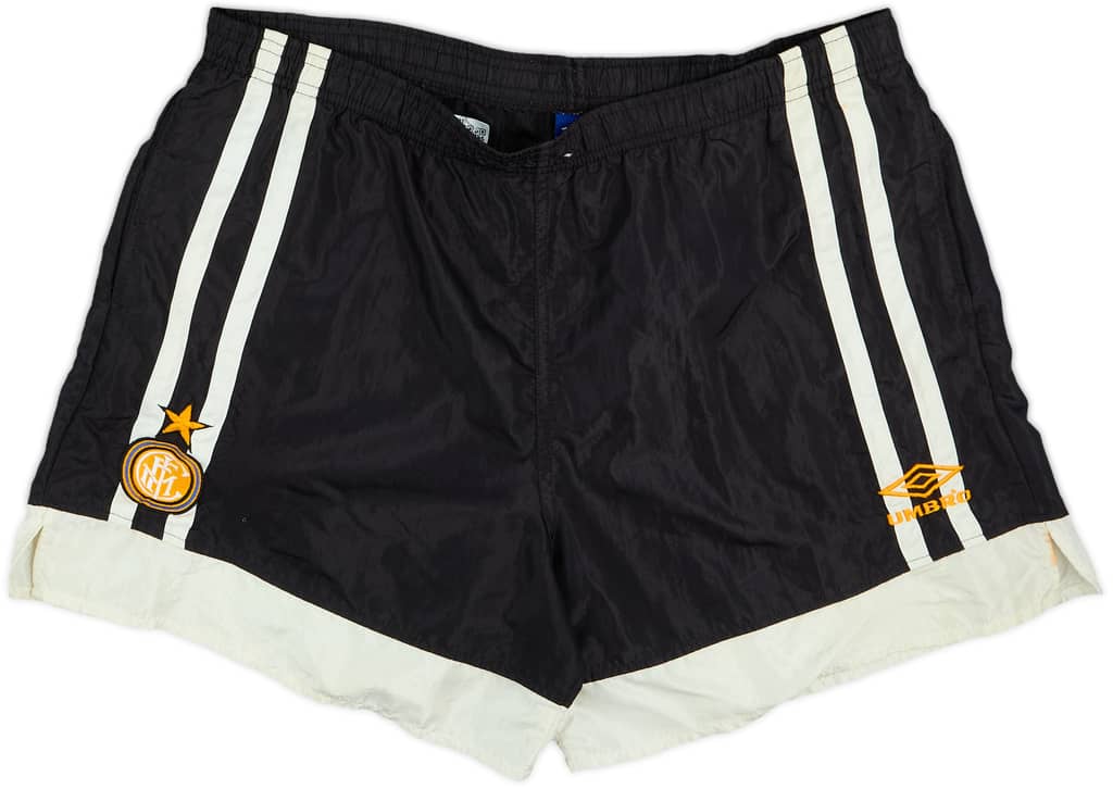 1990s Inter Milan Umbro Training Shorts - 9/10 - (L)