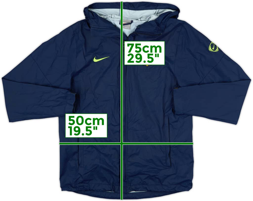 2009-10 Barcelona Nike Hooded Rain Jacket - 8/10 - (XS)