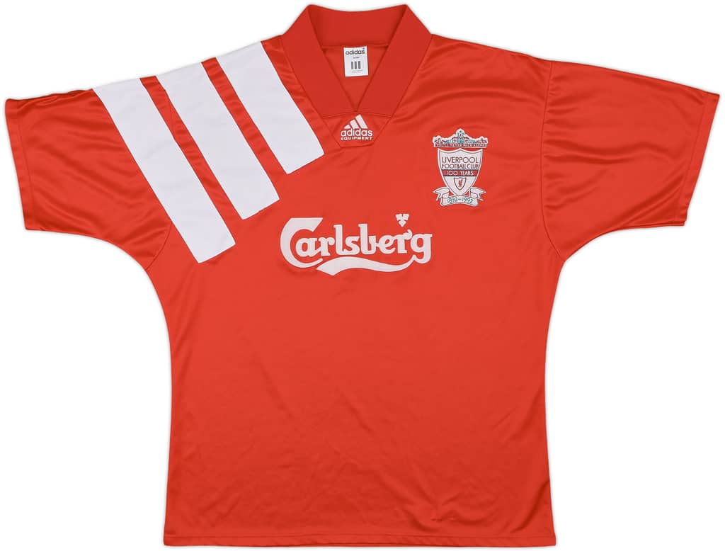 1992-93 Liverpool Centenary Home Shirt - 7/10 - (L/XL)