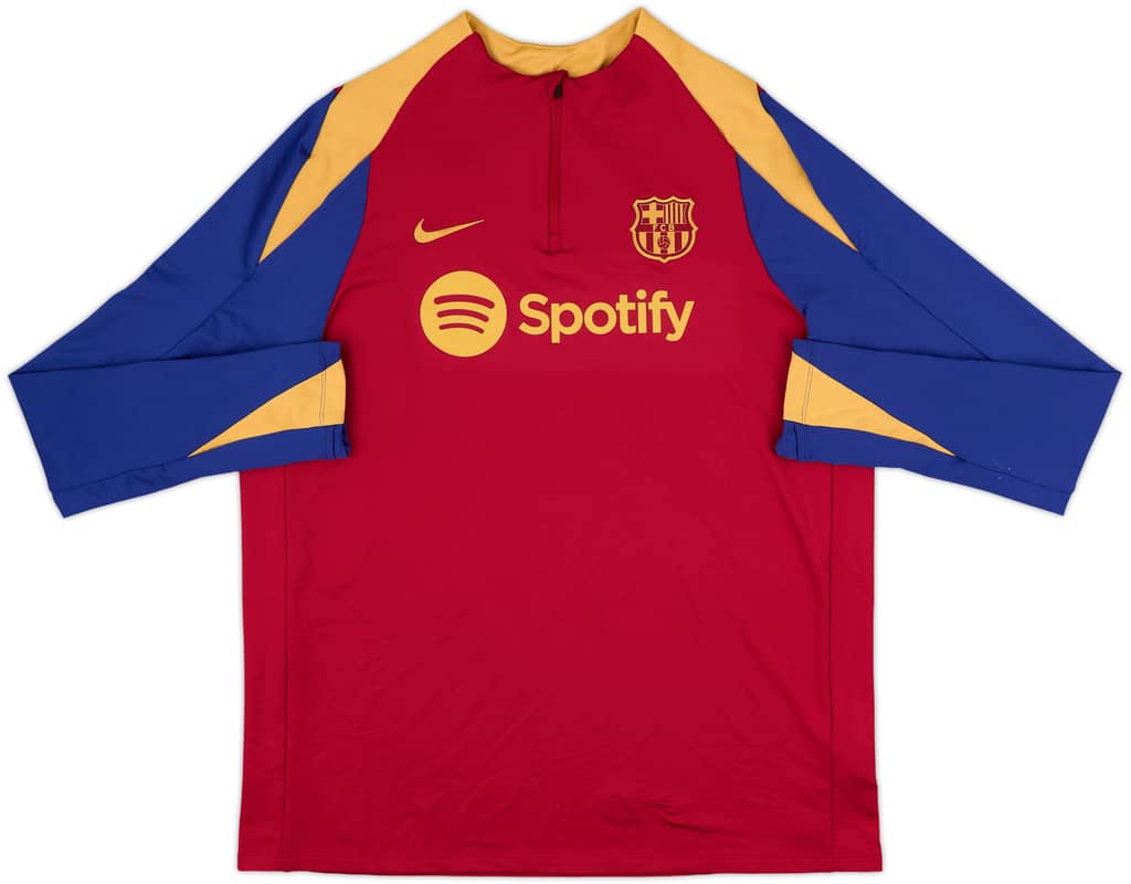 2024-25 Barcelona Nike 1/4 Zip Drill Top - 9/10 - (XL)
