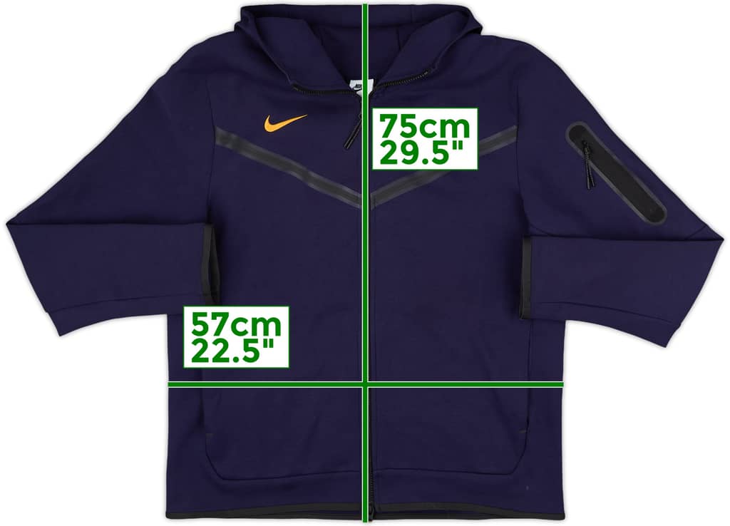 2023-24 Paris Saint-Germain Nike Hooded Track Jacket - 8/10 - (L)