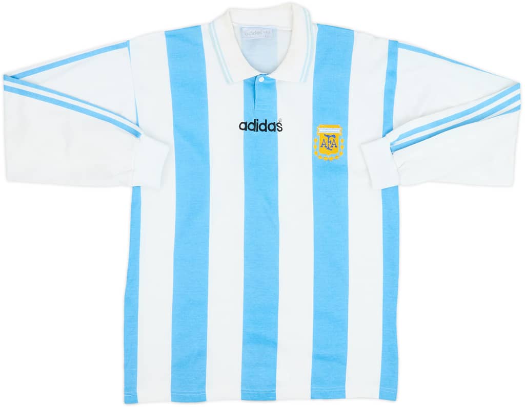 1994 Argentina Home L/S Shirt - 8/10 - (M)
