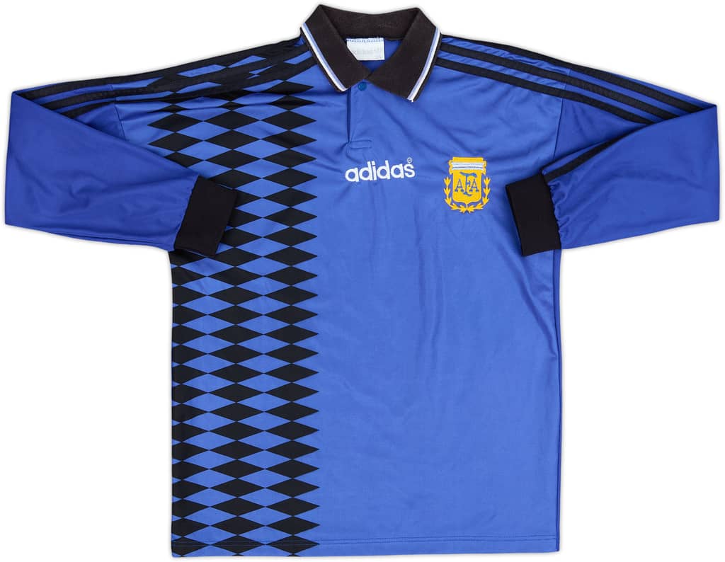 1994-97 Argentina Away L/S Shirt - 8/10 - (XS)