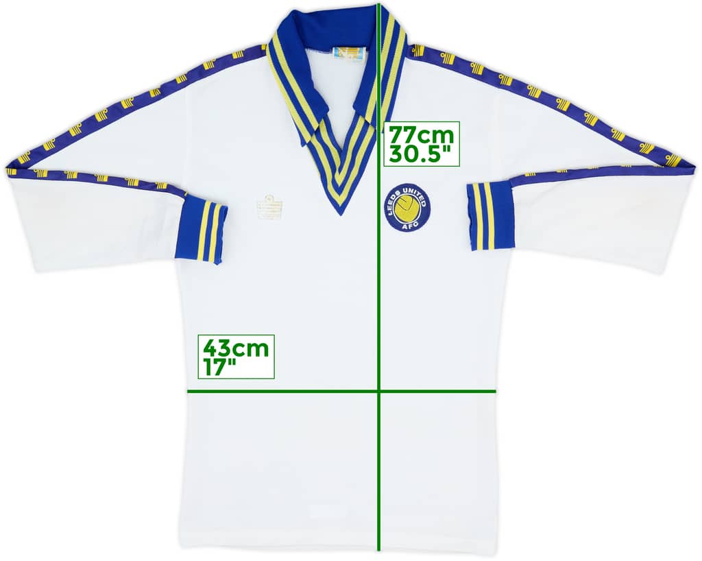 1977-81 Leeds United Home L/S Shirt - 7/10 - (M)