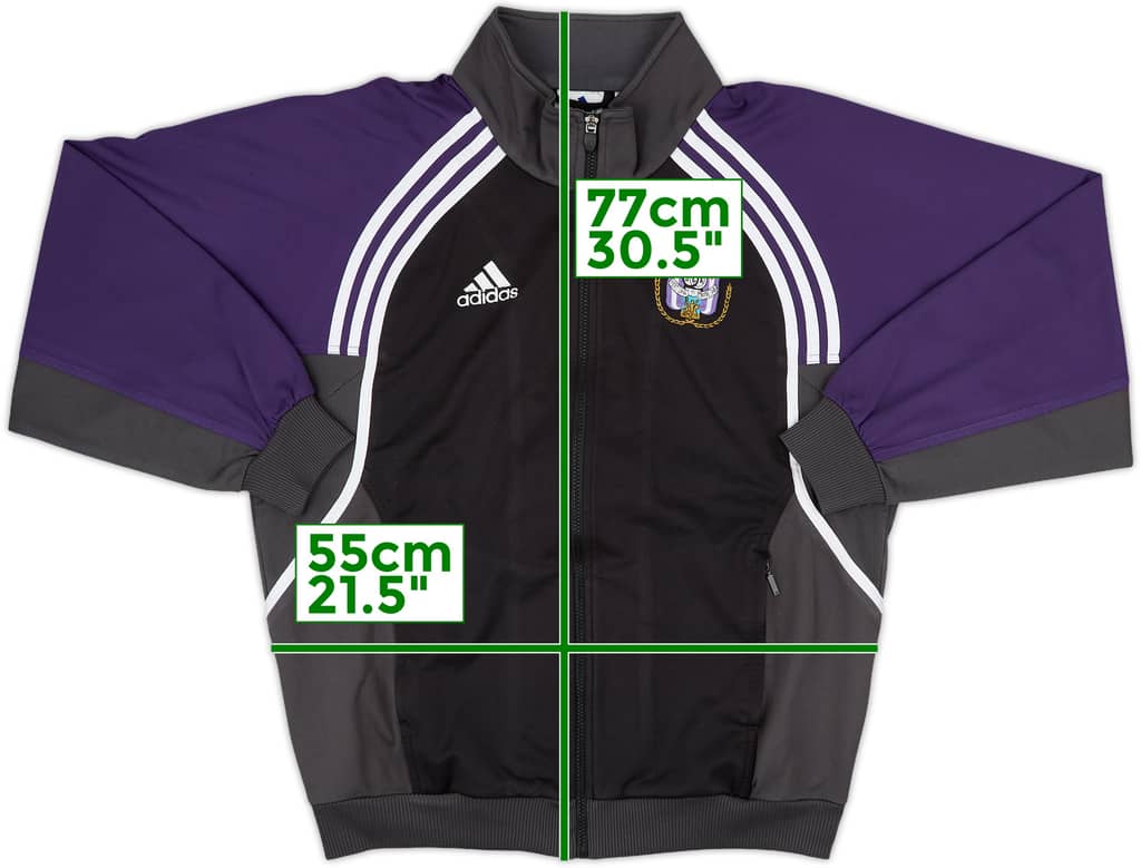 2000-01 Anderlecht adidas Track Jacket - 8/10 - (M)