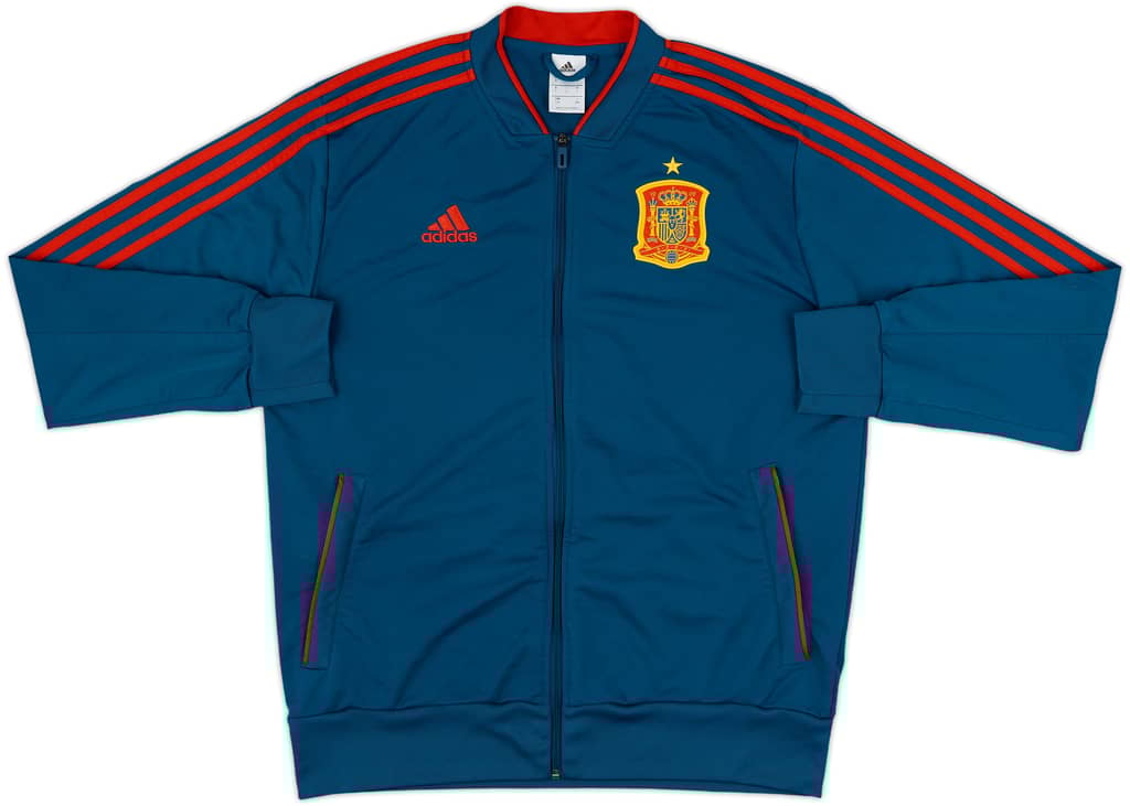 2017-18 Spain adidas Track Jacket - 8/10 - (L)
