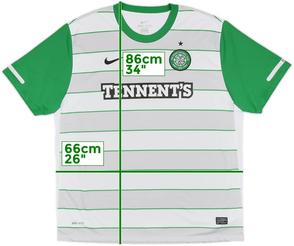 2011-12 Celtic Away Shirt - 10/10 - (XXL)