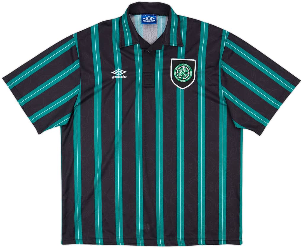 1992-93 Celtic Away Shirt - 8/10 - (XXL)