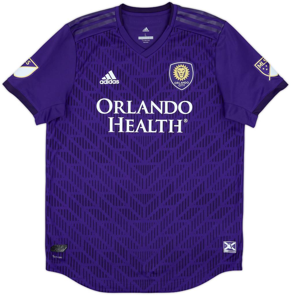 2019 Orlando City Authentic Home Shirt - 9/10 - (L)