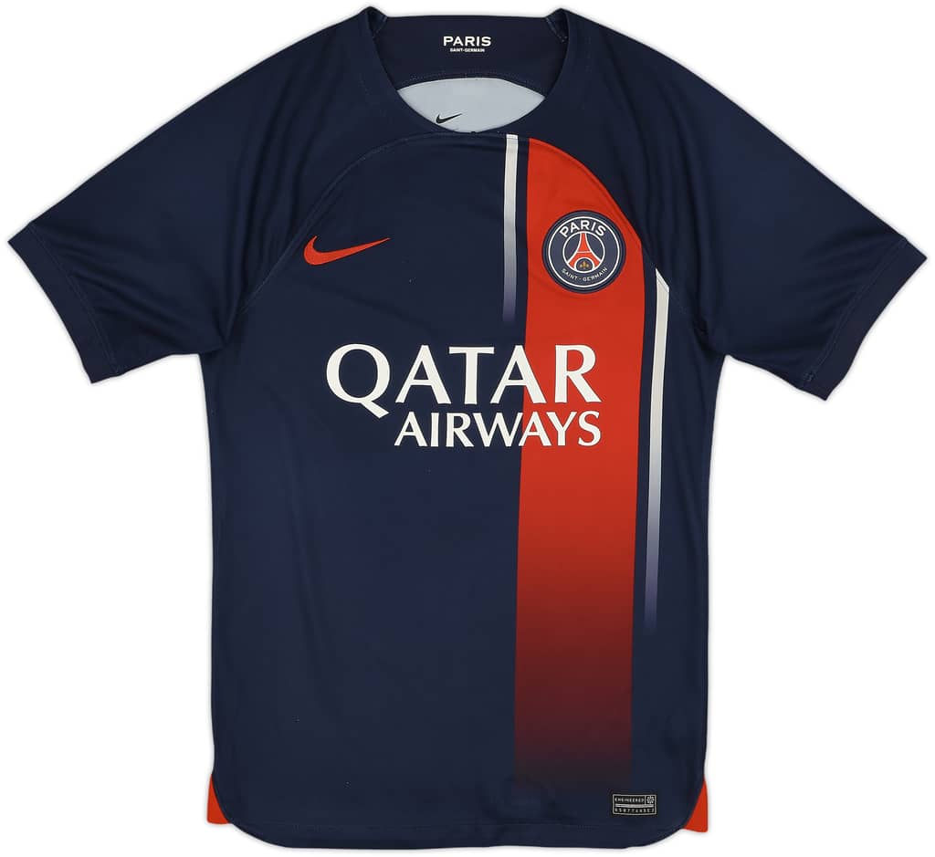 2023-24 Paris Saint-Germain Home Shirt - 8/10 - (XS)