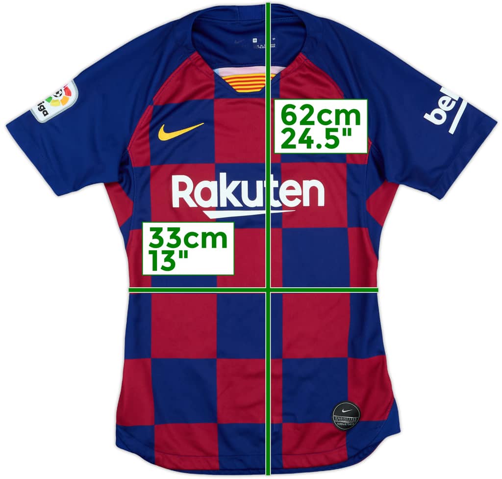 2019-20 Barcelona Home Shirt - 9/10 - (Women's XS)