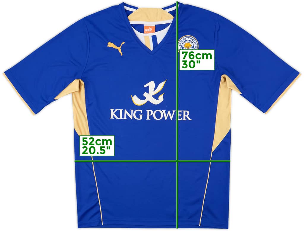 2013-14 Leicester Home Shirt - 6/10 - (L)