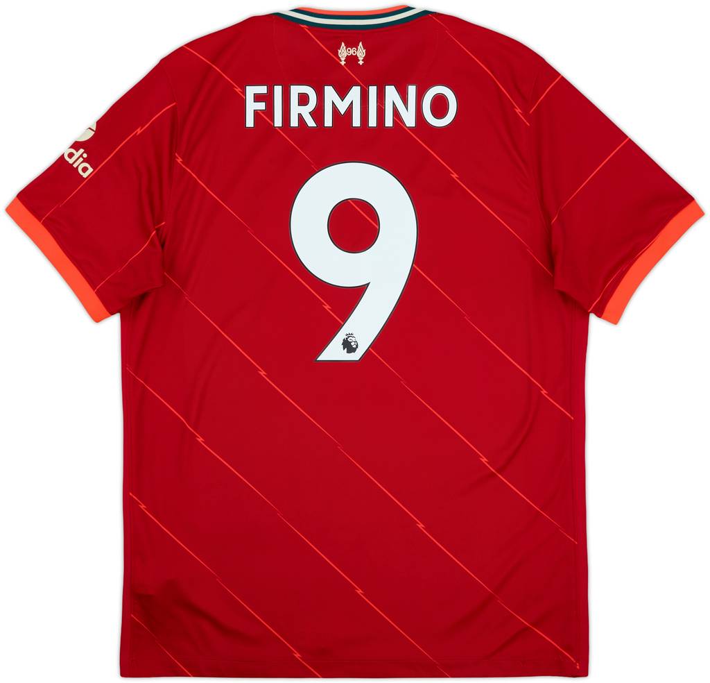 2021-22 Liverpool Home Shirt Firmino #9 - 6/10 - (S)
