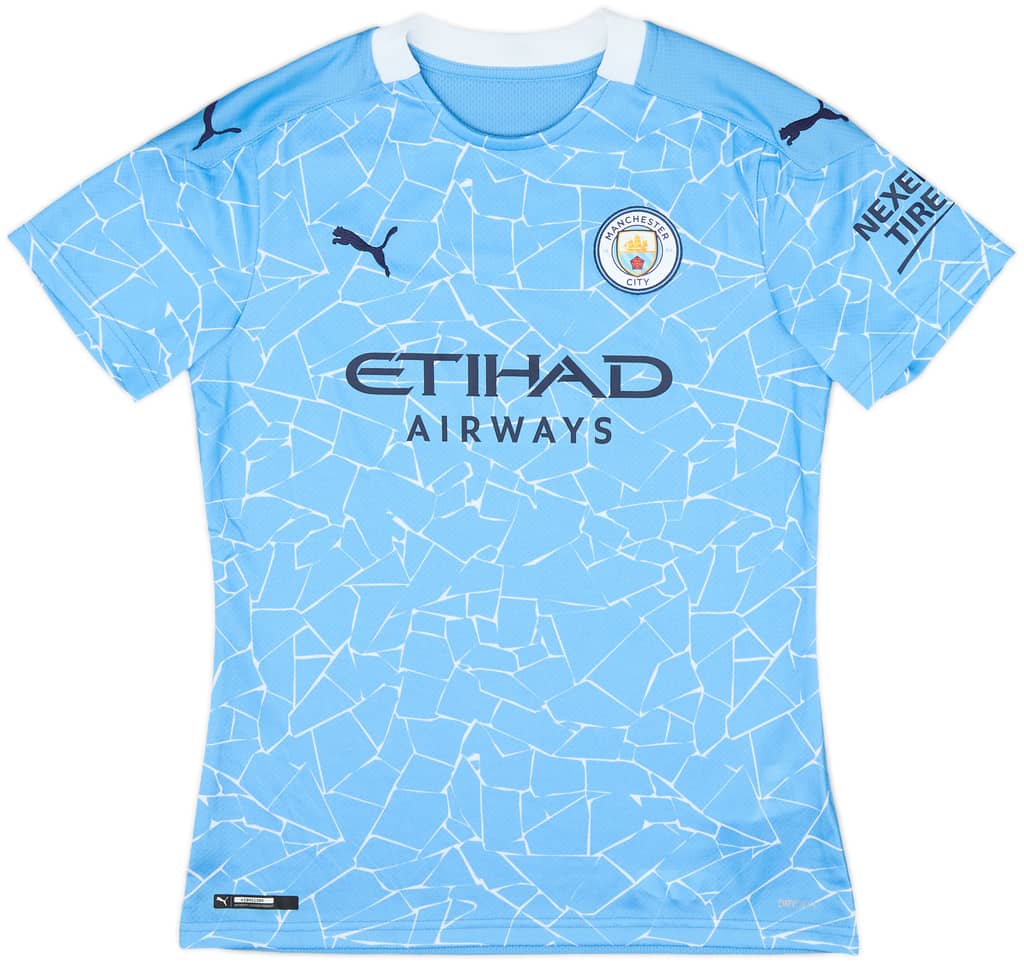 2020-21 Manchester City Home Shirt - 9/10 - (Women's S)
